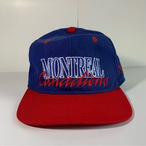 Vintage 90s Montreal canadiens fitted hat
